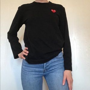 COMME DES GARÇONS PLAY long sleeve T-shirt